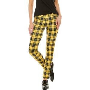 J.McLaughlin Women's Sportswear Traditional Fit Becca Pant Yellow/Black Size 8
